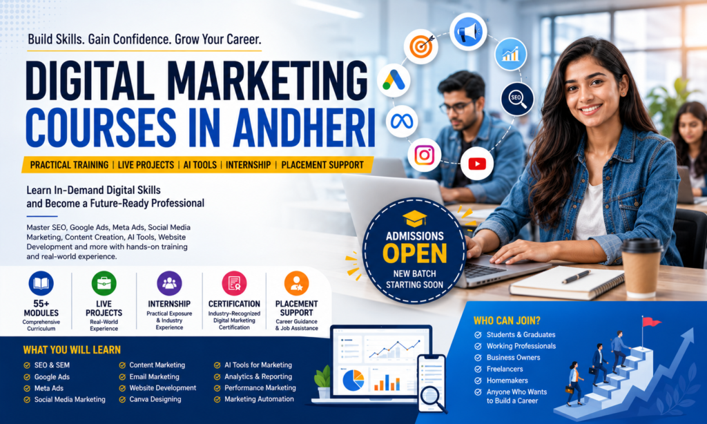 Digital Marketing Courses in Andheri: Build Real-World Skills with DGmark Institute and Shape a Successful Career